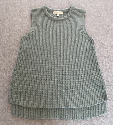 SEASALT VEST TANK SZ 8 GULL RISING WOOL BLEND JUMPER KNIT SPRING SEE DETAILS