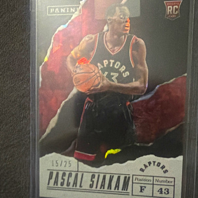 Panini 2017 Father's Day Pascal Siakam Raptors Season Highlight RC /25 #45