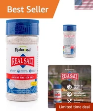 Natural Unrefined Sea Salt - 10 Ounce Shaker Mined in the USA for Superior Taste