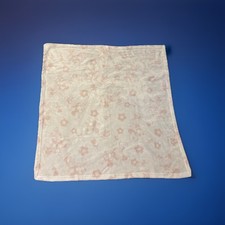 Disney Baby Minnie Mouse White Pink Fleece Blanket Flowers 30  X 30  