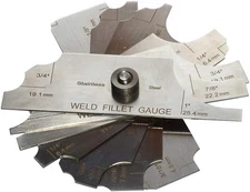 Chiloskit MG-11 Metal Welding Tool Weld Fillet Gages Set Sliver 