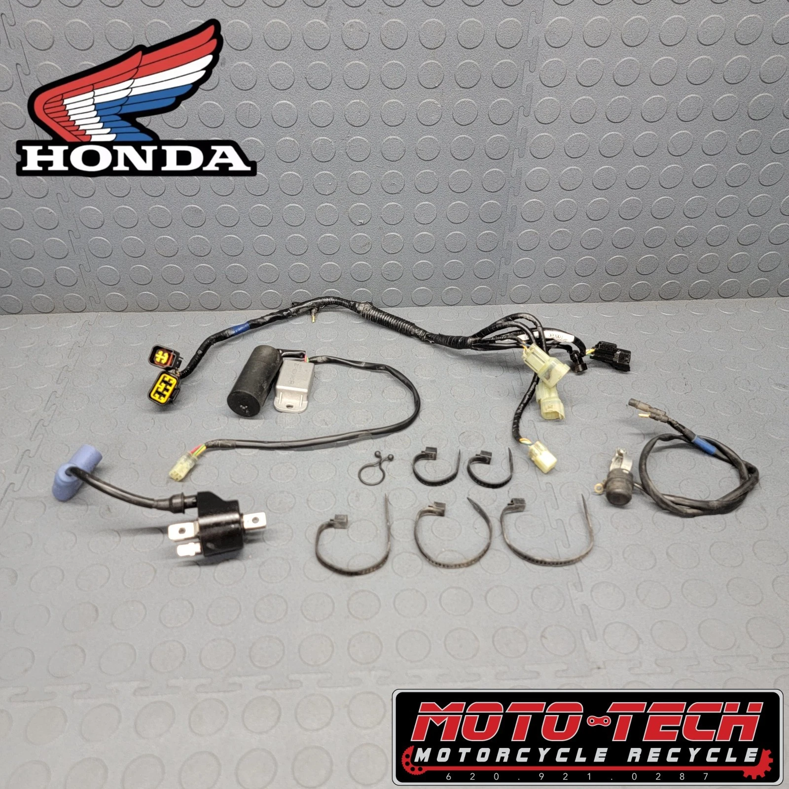 2005-2007 Honda CR250R Wire Harness OEM 32100-KSK-710 Loom Ignition Rectifier328