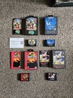 Vintage Sega Genesis CIB Game Lot of 4 - Taz-Mania, Ecco, Jurassic Park & More