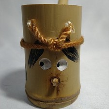 Vintage Bamboo Water Whistle Japanese Folk Toy Handmade Japan
