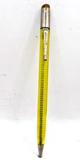 Scripto Vintage Transparent Yellow  l.l mm Pencil-Used-free tin of lead-working