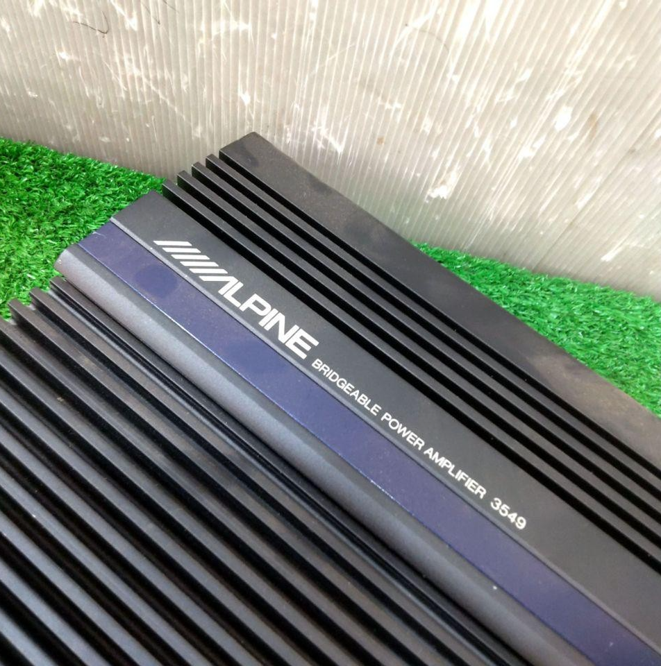 Alpine 3549 Car Audio Power Amplifier 4 Channel Class AB 100W x2