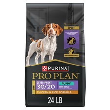 High Protein Puppy Dry Dog Food Sport Development 30/20 Chicken & Rice 24 lb Bag 4.70 per pound