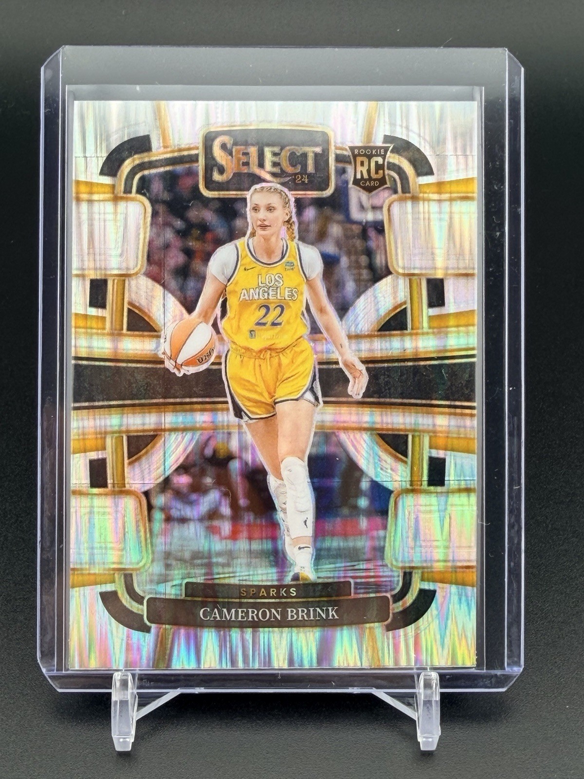 2024 Panini Select WNBA - Concourse Cameron Brink #56 Silver Flash Prizm (RC)