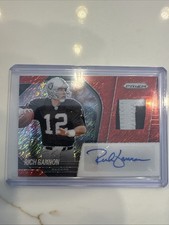 2025 Panini Prizm Rich Gannon Red shimmer Patch Auto 2/35