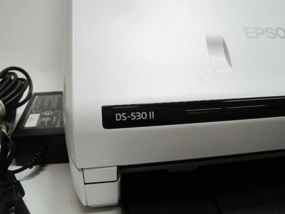 Epson WorkForce DS-530 II Duplex Document Scanner w/USB & AC Adapter 8000 SCANS! - Image 2 of 4