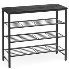 Kitsure Shoe Rack for Closet, Shoe Organizer with Leveling Feet, Sturdy  Rus...