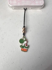 Yoshi Phone Charm, Super Mario Game Character Charm, Yoshi Bag Charm