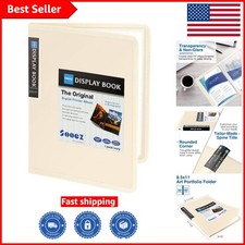 Deluxe 30-Pocket Document Organizer Binder - Heavy Duty, Acid-Free Waterproof