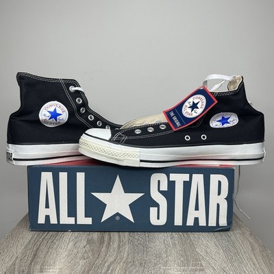Vintage Black Converse All Star Chuck Taylor Made USA Mens High