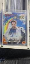 2025 Deadpool Topps Chrome Best Bubs CHRIS EVANS Johnny AUTO Orange Shimmer /25