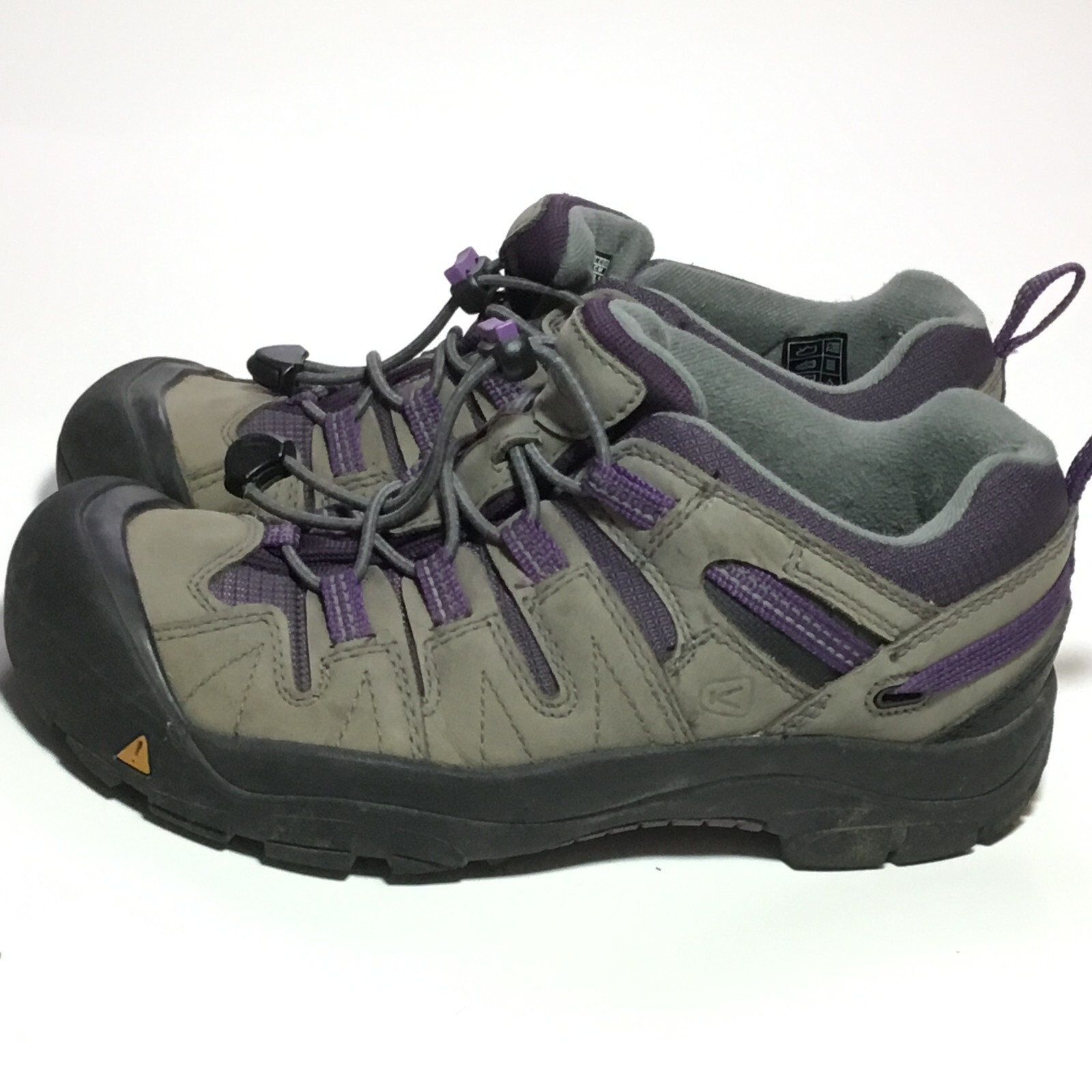 Scarpe da trekking trail da donna Keen Targhee II in pelle marrone viola taglia 5 ottime condizioni