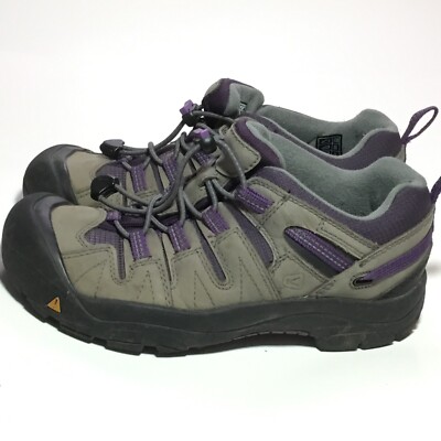 Keen Targhee II Woman's Leather Hiking/Trail Shoes Brown/Purple Size 5 VGUC