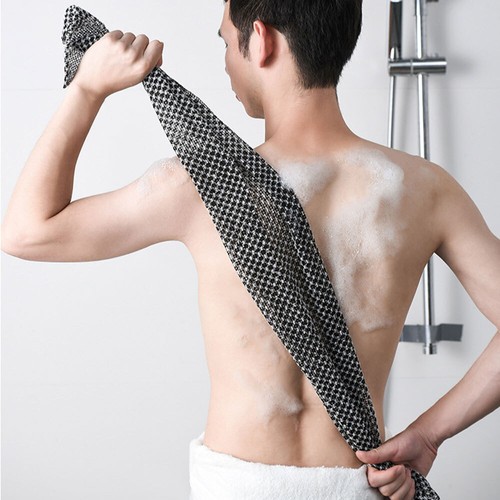 Exfoliating Washcloth Back Scrubber Shower Men Foam Bath Towel, Ultra-Long - Picture 10 of 19