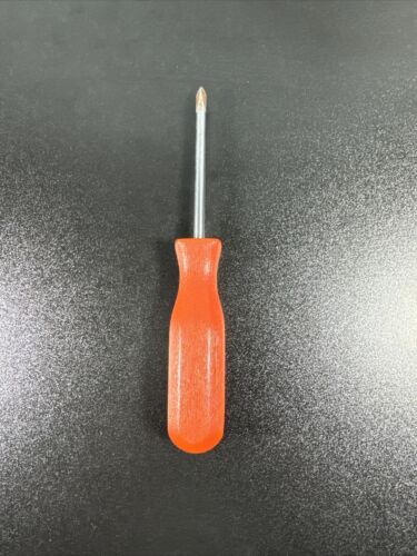 Vintage MAC Tools P3031AR Y2 Phillips Tip X Red Hard Handle Screwdriver - Picture 2 of 5