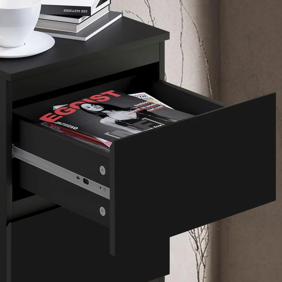 2/3/4/6/7/8 Chest Of Drawers Gloss Front Matt Frame Bedroom Storage Furniture. - Image 3 of 4