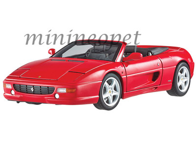 Hot Wheels Elite Bly34 Ferrari F355 Spider Convertible 1 18 Diecast Model Red 746775375447 Ebay