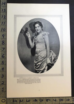 1929 GLADYS BAXTER ROSELINDE OPERA SINGER MATHILDA GRUNSWALD STRAUSS PRINT 33838