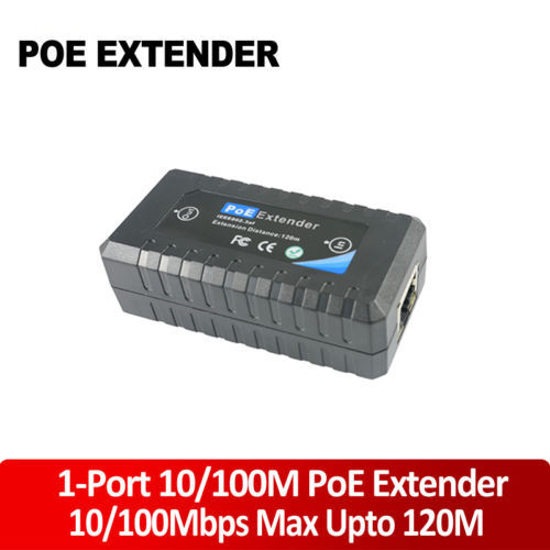 Extenseur POE 1 port 10/100 Mbit/s avec entrée/sortie standard IEEE 802.3Af pour I - Photo 1/6