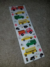 NOS Mrs Grossman's VEHICLES Stickers 6.5" x 4" Two Modules 2002 Taxi Van Bus