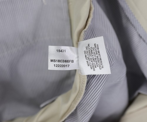 Peter Millar EB66 Performance Golf Pants Mens 36 X 28 Beige 5-Pocket NWOT - Picture 11 of 12