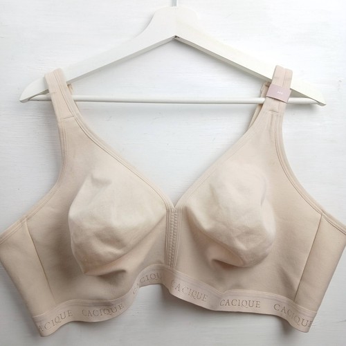 Sujetador Lane Bryant Cacique sin forro cobertura completa sin cables negro beige - Imagen 7 de 26