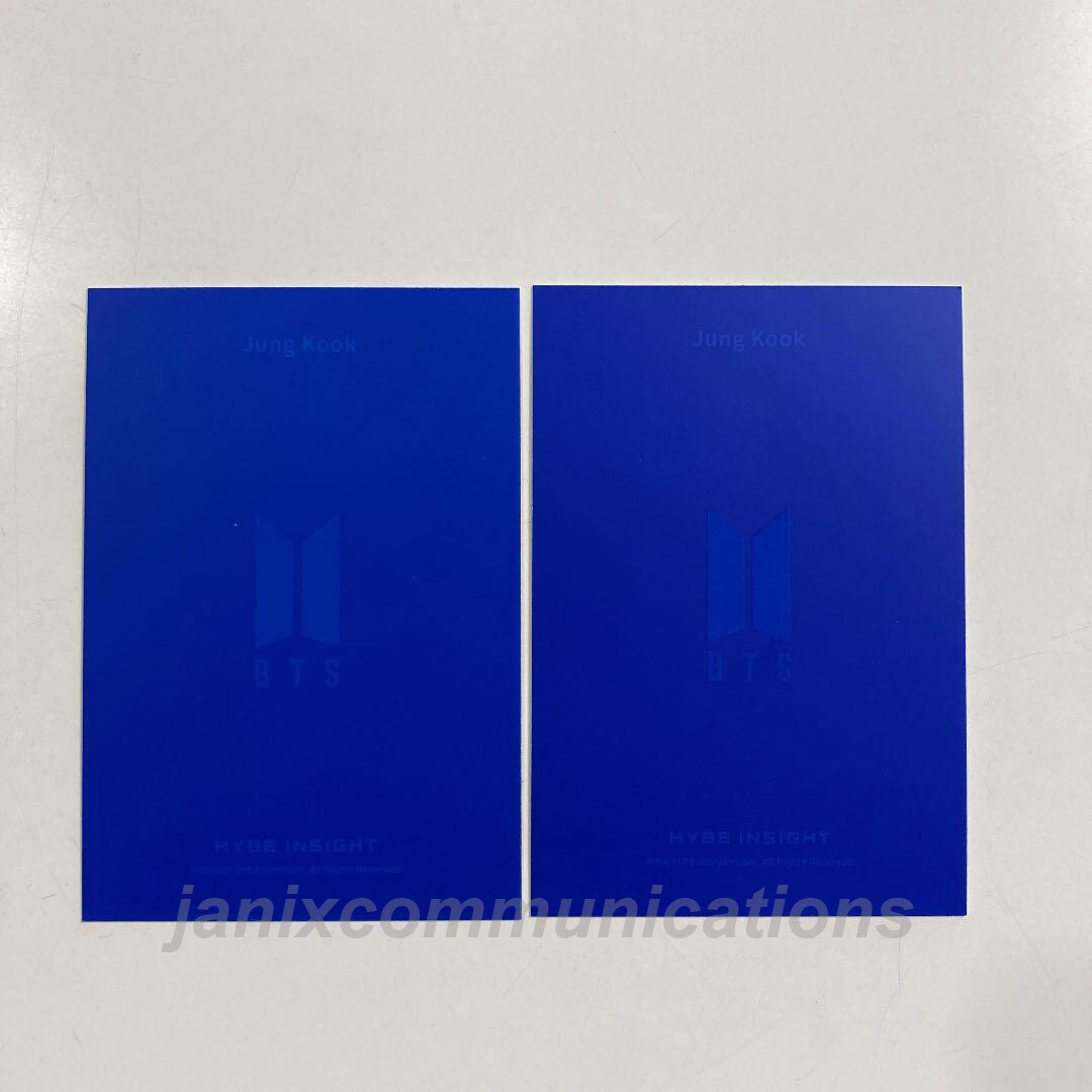 BTS HYBE INSIGHT Museum Official PHOTO CARD SET - 2pcs MEMBER | eBay