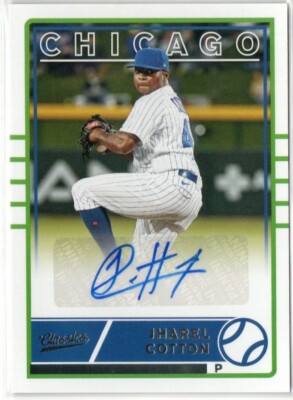 Jharel Cotton 2020 Chronicles Classics Autograph Card #CA-JC AUTO