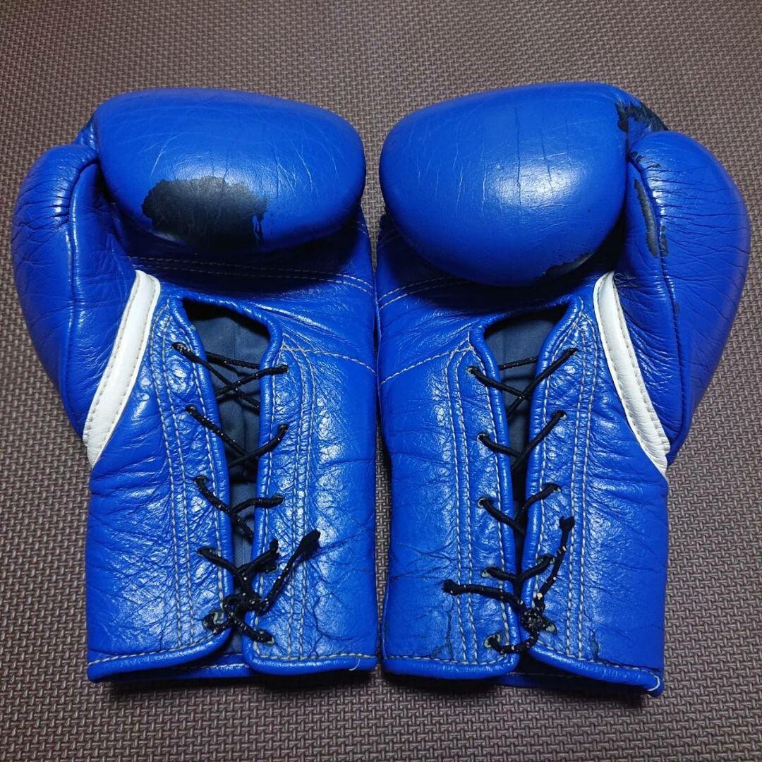 Winning Boxing Gloves 8oz Blue MS-200 Japan In Stock Used | eBay