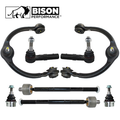 Bison Performance 8pc Front Control Arm Tie Rod End Ball Joint Kit For Commander