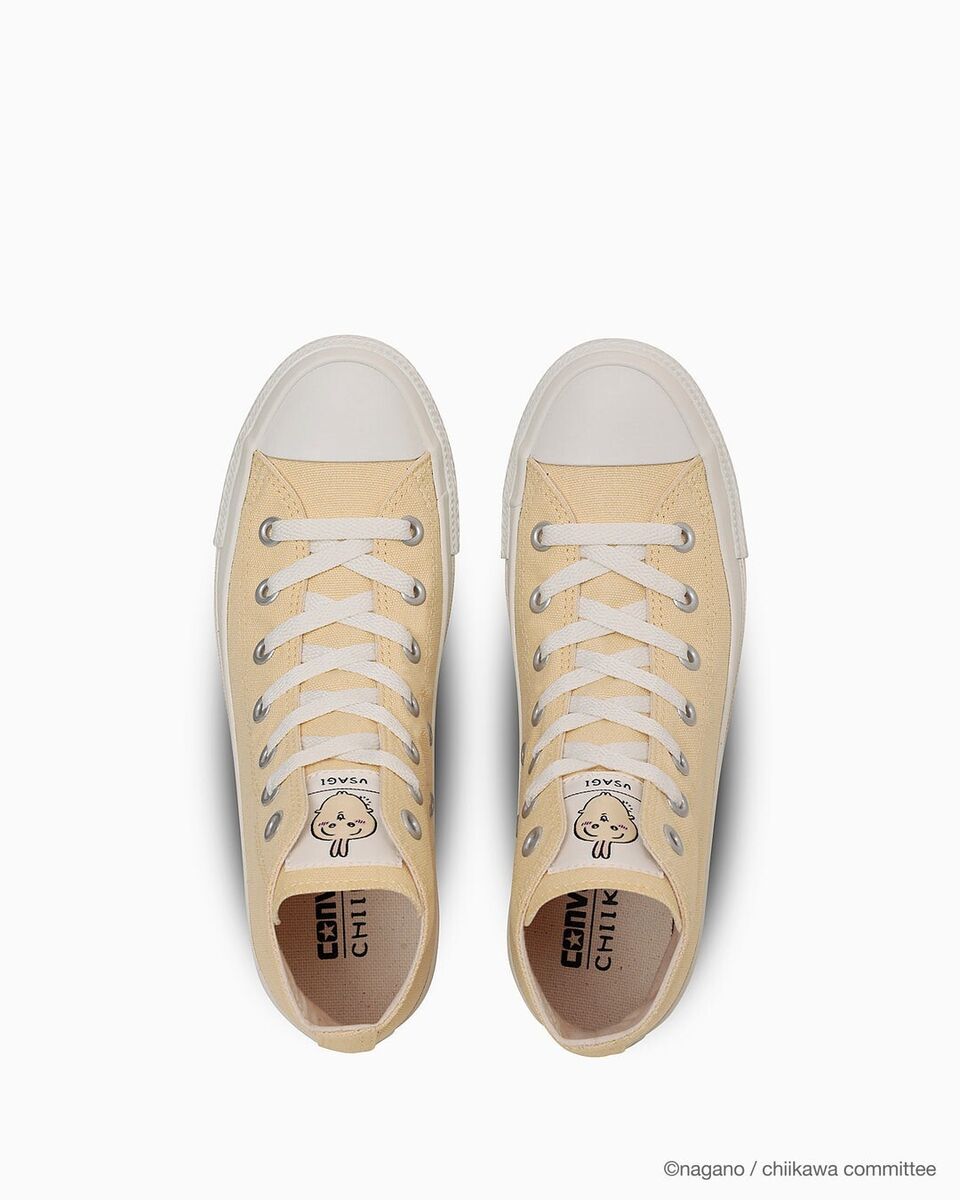 Converse ALL STAR CL HI / CHIIKAWA Usagi Yellow Unisex Converse ALL STAR CL HI / CHIIKAWA Usagi Yellow Unisex