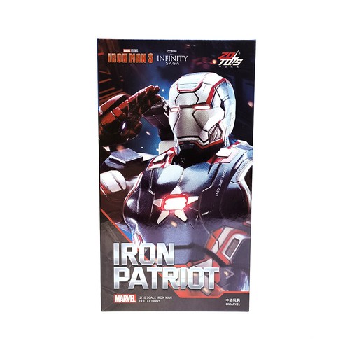 ZD Toys Marvel War Machine Iron Patriot Iron Man 3 Series Action Figure Model - Bild 12 von 13