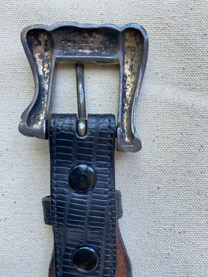 Kieselstein-Cord New York Vintage Black and Silver Snakeskin 