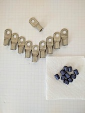 Lot of 10 4/0 Tinned Copper Lugs Terminals w Solder Pellets