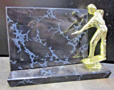 Billiards Trophy 8 Ball 9 Ball Pool Table Plaque Stand