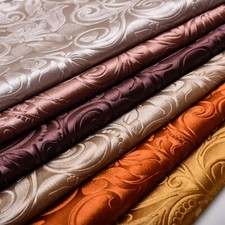 Velvet Embossing Floral Fabric Cloth Retro for Tablecloth Sofa Cushion Cover
