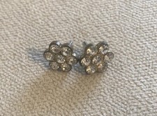 Silver Flower Stud Earrings
