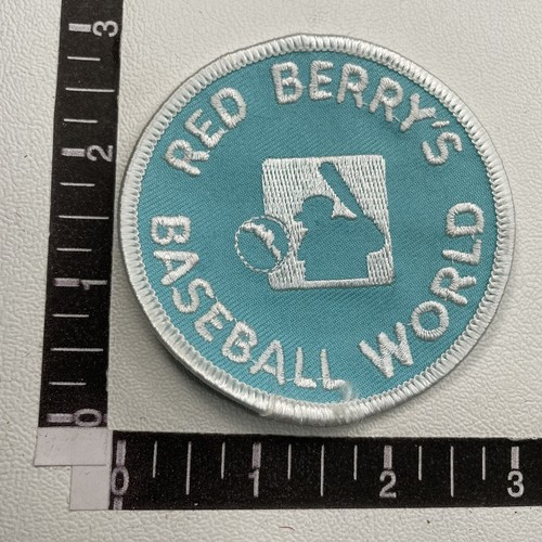 c 1990s RED BERRY’S BASEBALL WORLD Patch 00W9