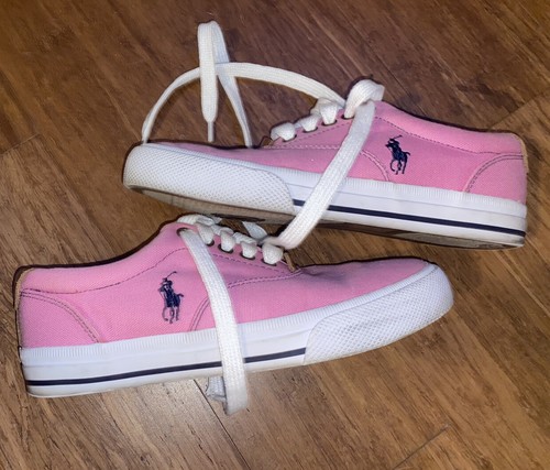 Ralph Lauren POLO pink sneakers shoes 