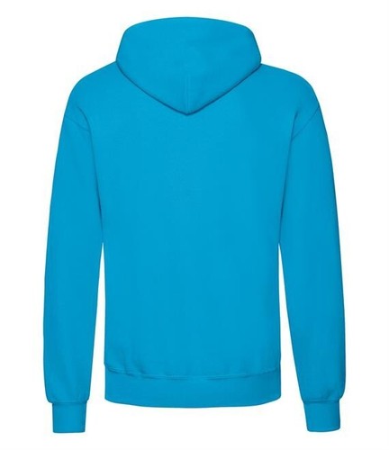 Fruit of the Loom Azure Blue Adults Hoody Size Medium - Picture 4 of 4