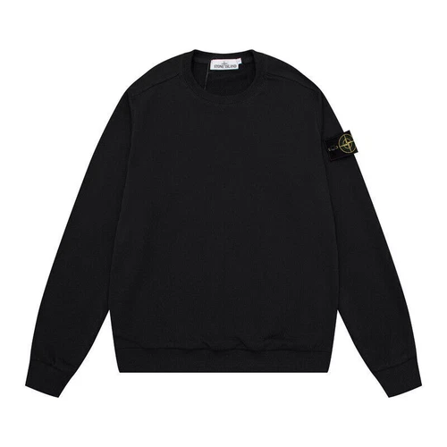 Herren Hoodie Mode Rundhals Pullover Pulli Basic Einfarbig Langarm. - Bild 8 von 14