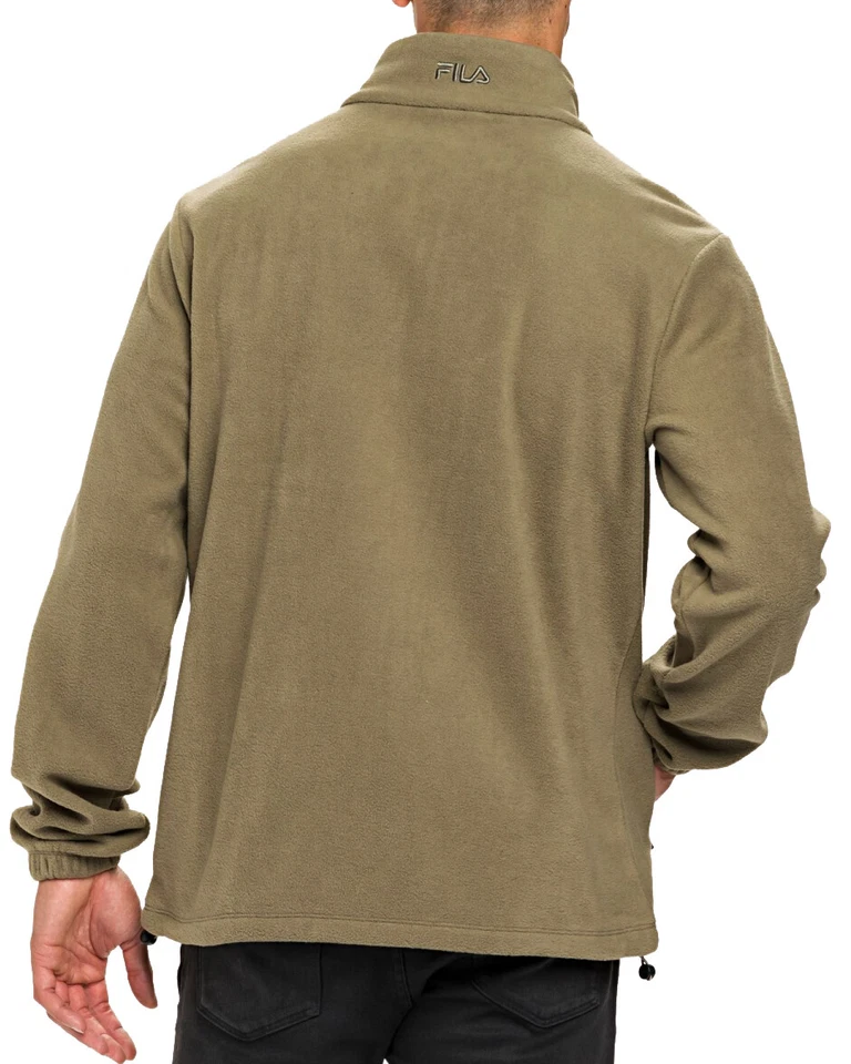 FILA - Mens Fleece Jacket Regular Fit - PAXTON Olive Green - Image 2 of 3