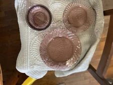 Vintage Forte Crisa FCG1 Amethyst 24 Pc Serving Set