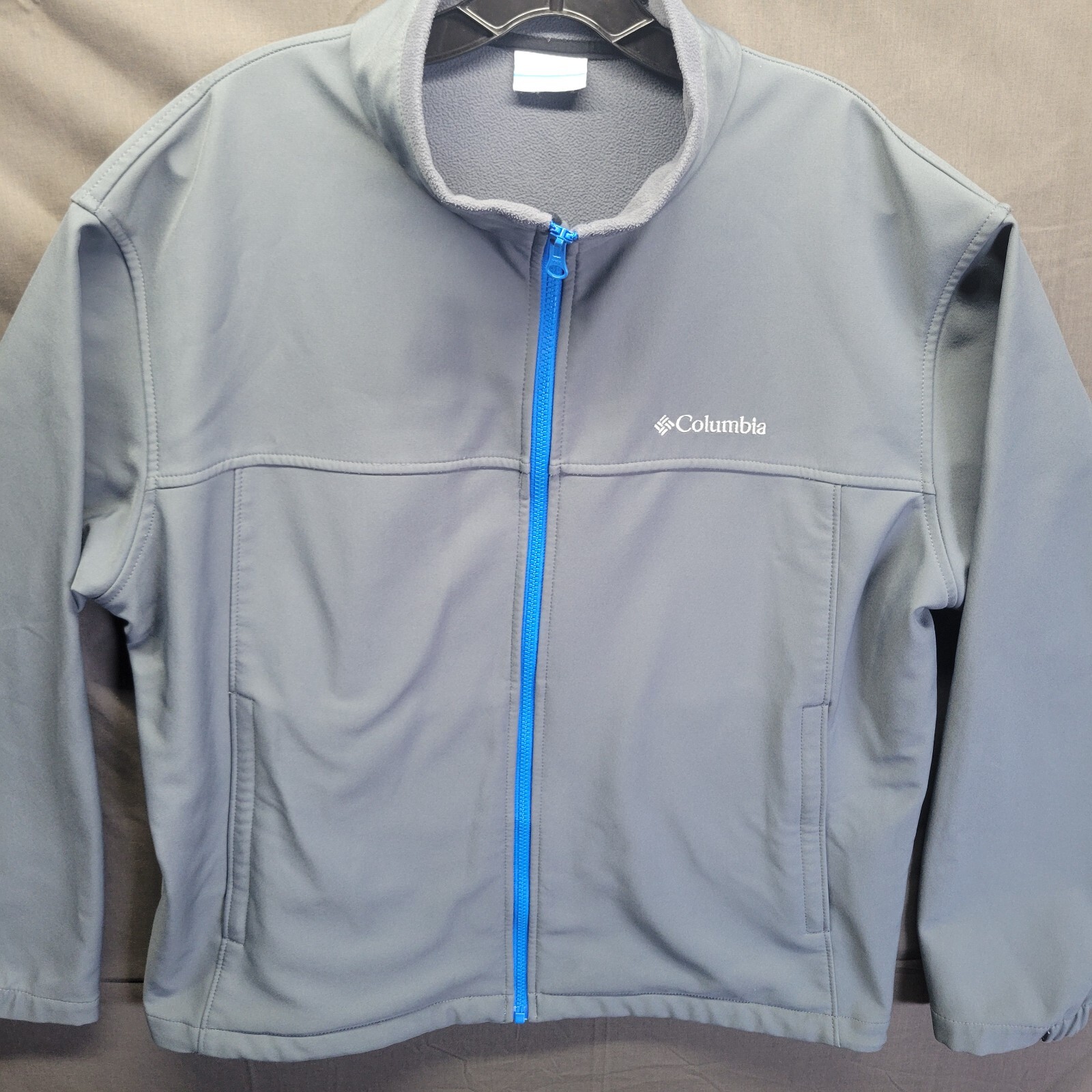Columbia Gray Softshell Performance Jacket Men's … - image 2