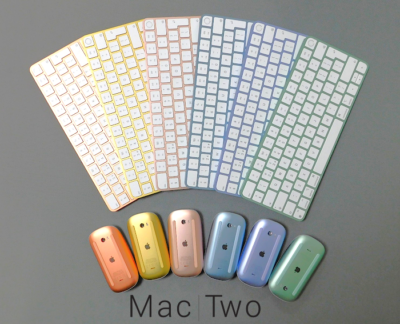 Apple Magic Keyboard with Touch ID and Magic Mouse 2 - Colour