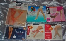 Sexy Paket glänzende + transparente Nylons Feinstrumpfhosen Gr. 38-40 Konvolut